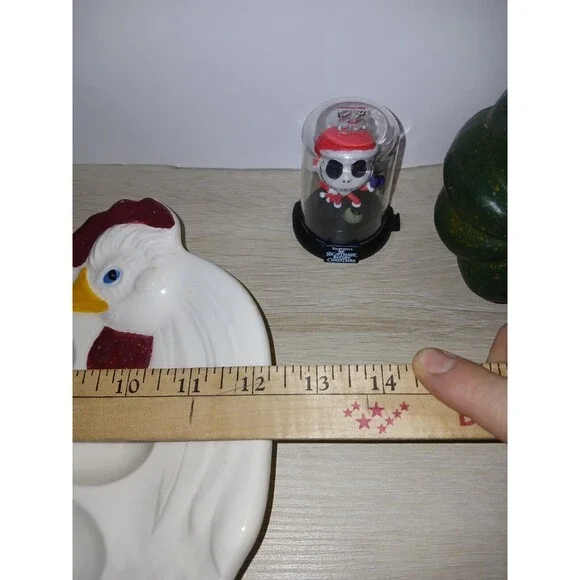 Treasure Craft Chicken Shaped Serving Platter Deviled Eggs Easter USA Vintage - Picture 3 of 13